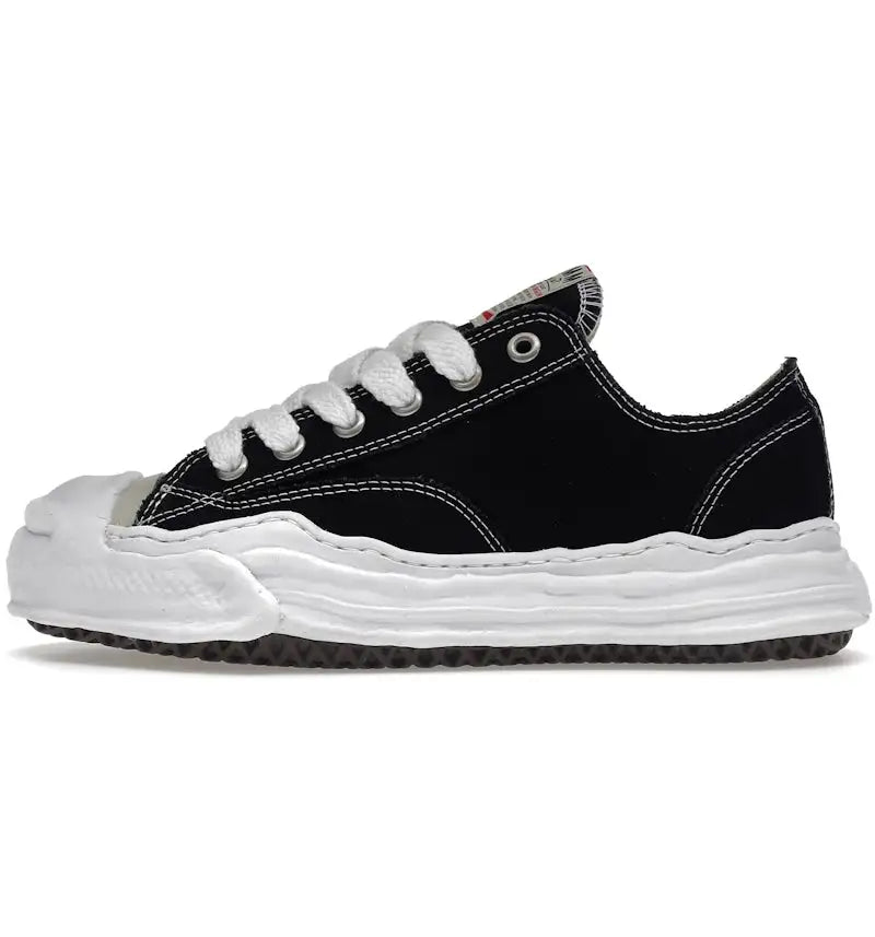 Maison Mihara Yasuhiro Hank OG Sole Canvas Low 'Black/White' (A05FW702)