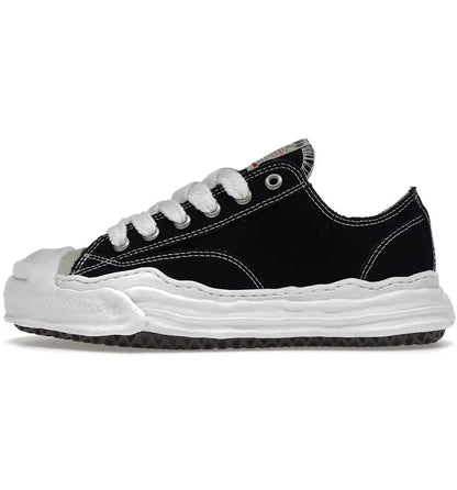 Maison Mihara Yasuhiro Hank OG Sole Canvas Low 'Black/White' (A05FW702)