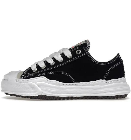 Maison Mihara Yasuhiro Hank OG Sole Canvas Low 'Black/White' (A05FW702)