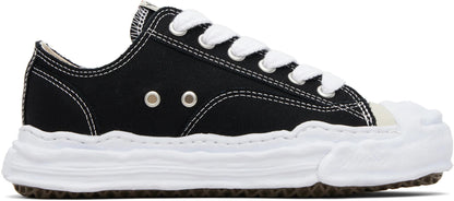 Maison Mihara Yasuhiro Hank OG Sole Canvas Low 'Black/White' (A05FW702)