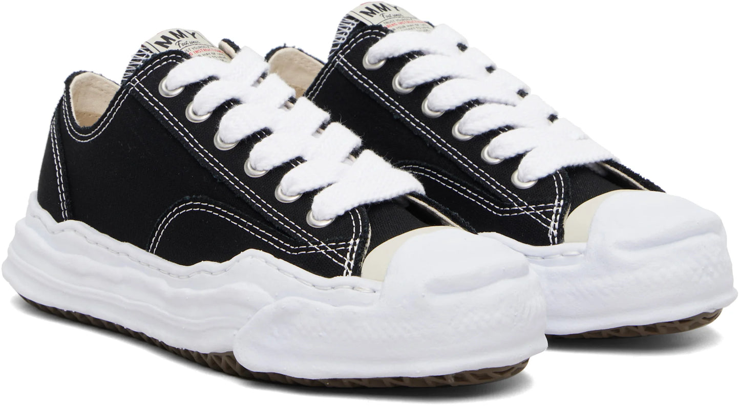 Maison Mihara Yasuhiro Hank OG Sole Canvas Low 'Black/White' (A05FW702)